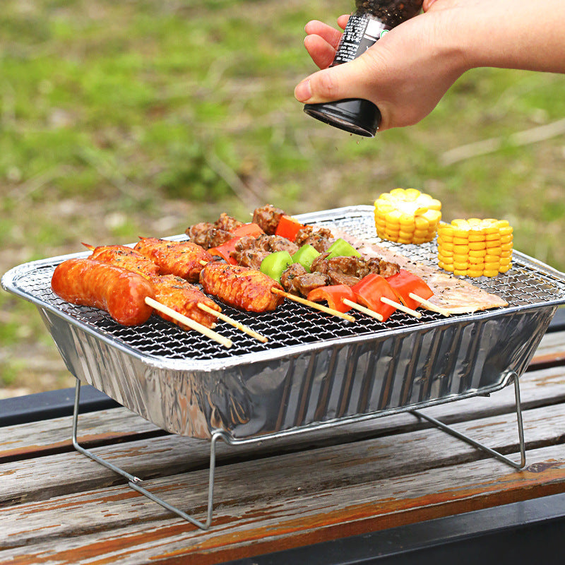 Discover the Joy of Outdoor Cooking with Our Portable Charcoal BBQ Grill Stove!