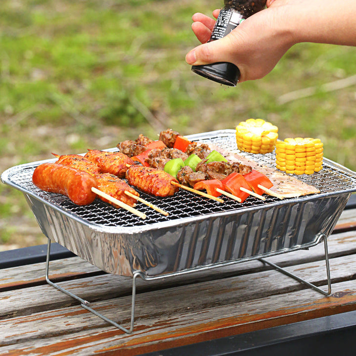 Discover the Joy of Outdoor Cooking with Our Portable Charcoal BBQ Grill Stove!