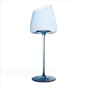 Klein Blue Crystal Goblet Glass Cup: Elevate Your Drinking Experience